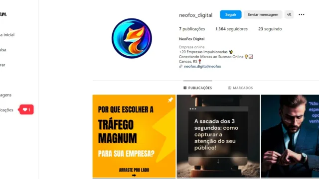 Conta do Instagram Nicho Marketing – Seguidores ATIVOS e Reais!