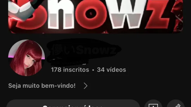 canal Youtube de 2012 com 178 inscritos